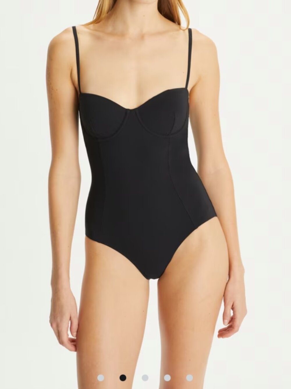 Tory Burch - One piece swimsuit - Balconette Black - New w Tag NWT - Small S